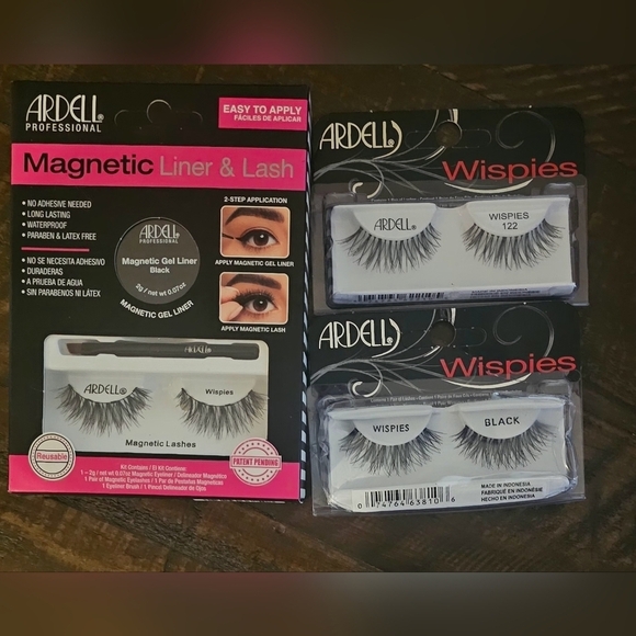 Ardell Black False Lashes 3 Variety Sets - Picture 1 of 7